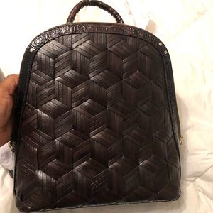 SOLD Authentic Brahmin book bag NWT